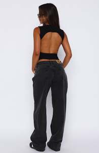 Usine TN <span class=keywords><strong>Jean</strong></span> ample en coton sur mesure pour <span class=keywords><strong>femme</strong></span>, taille basse, jambe large - Product Image 5