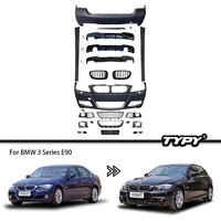 Body Kit Baru untuk BMW Seri 3 E90 Dimodifikasi ke Gaya Body Kit Bumper Depan dan Belakang Desain 1:1 Aksesoris Mobil