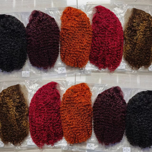 Promoción Letsfly: Pelucas Jerry Curly con Frente de Encaje 13x4 por $24, Pelucas Cortas Bob con Frente de Encaje Económicas, Cabello 100% Humano para Mujeres Negras - Product Image 6