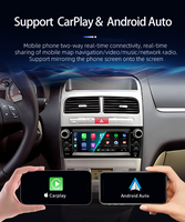 Radio con Pantalla Táctil de 6.86 Pulgadas para Automóvil Fiat Grande Punto Linea 2007-2012, Sistema de Navegación GPS, Reproductor Multimedia de DVD, Carplay, Android Auto
