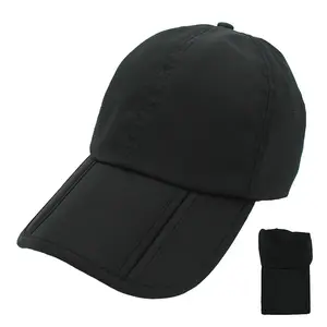 Wholesale Folding Foldable Waterproof Outdoor Sport Camping Fish Ball Cap Hat Unisex