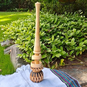Juego de Chocolate Caliente <span class=keywords><strong>Mexicano</strong></span> Tradicional de Lujo, Espumador de Chocolate Caliente <span class=keywords><strong>Mexicano</strong></span> Auténtico, Batidor de Masa Danesa, Batidor de Levadura Danesa - Product Image 4