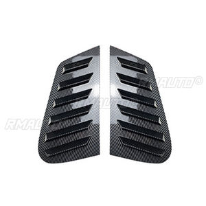 Cubierta Decorativa para Ventana Trasera de Coche, Aspecto Negro Brillante/Carbono, para Volkswagen Polo 9N 2001-2009 - Product Image 3