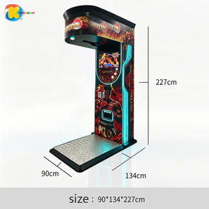 Machine de <span class=keywords><strong>jeu</strong></span> de boxe électronique à monnayeur, <span class=keywords><strong>jeu</strong></span> de frappe ultime pour l'amusement de rue - Product Image 2