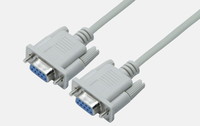 RS232 DB9 hembra a hembra completa-por cable