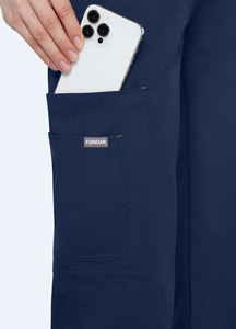 Uniformes Quirúrgicos Personalizados de Fábrica, Antibacterianos, Transpirables, de Tela Twill Elástica, para Doctores, Enfermeras y Personal Hospitalario - Product Image 4