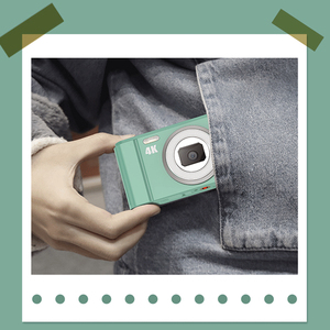 UHD กล้อง vlogging 4K พร้อมหน้าจอ LCD ขนาดกะทัดรัด2.8 "กล้องถ่ายจุดสำหรับวัยรุ่นผู้ใหญ่มือใหม่ - Product Image 4