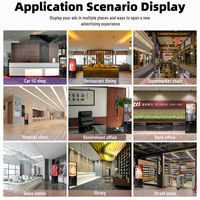 Kiosco LCD con Pantalla Táctil de Pie, Pantalla LCD de Señalización Digital Publicitaria de 43, 49, 55 y 65 Pulgadas