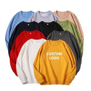 Multi-Couleurs Choisissez Sweatshirts en coton pour hommes Pulls respirants d'automne pour les pulls à col rond unisexes Logo personnalisé - Product Image 3
