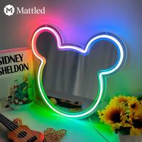 Maßgefertigtes Infinity-Spiegel LED-Neonschild-Licht |   5V USB LED Neonlicht für Schlafzimmer Wohnzimmer Wanddekoration |   Kostenloses Design Großhandel