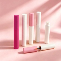 En stock, flacon en plastique blanc de 5 ml, vide, pour eyeliner liquide et colle à cils, emballage cosmétique