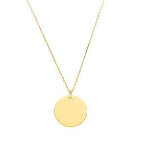 Collier pendentif rond en acier inoxydable gravé sur mesure, bijou en disque d'acier titane, cadeau unisexe pour couple, tendance individualiste - Product Image 5