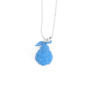 Porte-clés tendance en alliage avec perles, motif Fruit du Diable de l'anime One Piece, pendentif Luffy Fruit Brûlant, pour fête et enfants - Product Image 6