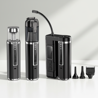 Aspirateur sans fil portable pour voiture, maison et camping, forte aspiration, design multifonctionnel avec fonction pompe à air