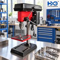 Perceuse d'établi industrielle de haute précision avec alimentation manuelle, presse à percer stable pour petite atelier, métal, bois, plastique, bricolage, garage