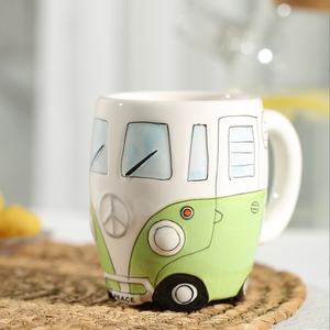 En céramique Classique Nouveauté Camping-Car Tasse <span class=keywords><strong>Hippie</strong></span> De <span class=keywords><strong>Voiture</strong></span> Tasse - Product Image 5