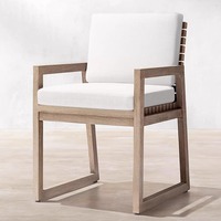 Ensemble de table et de chaises de salle à manger rectangulaire en teck massif pour l'extérieur et l'intérieur, design moderne, 8 places