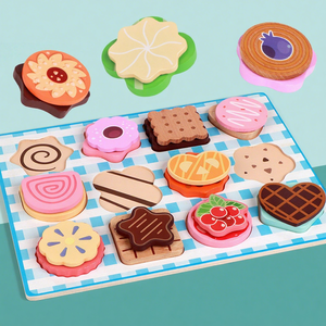 Juguete educativo de madera DIY para niños, tienda de helados, juego de simulación, ayuda didáctica para tablero de aprendizaje, helado casero - Product Image 4