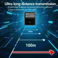 Émetteur-récepteur audio Bluetooth 6.0 sur mesure avec suppression du bruit (ENC) pour diffusion sans fil, système audio multiple et microphone, idéal pour les églises et les guides touristiques