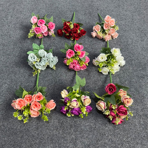 Rosas Artificiales de Burbuja, Ramo de Flores de Seda, Decoración para Bodas, Moldeado por Inyección, Hecho en China - Product Image 2