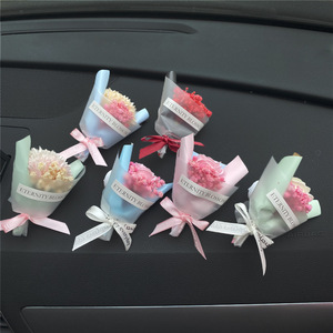 Karanfil gül kuru çiçekler kız araba aromaterapi araba dekoratif çıkış parfüm klip - Product Image 4