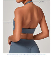 CNSHELL Soutien-gorge de yoga basique à col carré, sans manches, dos nu, avec soutien-gorge intégré, haute performance, pour le sport et les activités physiques - Fabricant