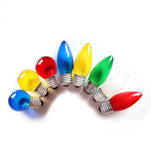 Đèn Sợi Đốt Nhiều Màu <span class=keywords><strong>C35</strong></span> 40W E14 E27 BA15D Bóng Đèn Nến Cổ Edison - Product Image 5