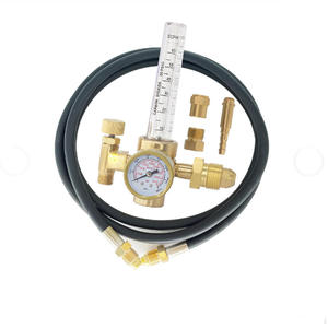 Débitmètre Argon CO2 Mig Tig CGA-580 avec tuyau de 80'' (6,6 pieds) pour soudeurs MIG - Product Image 4