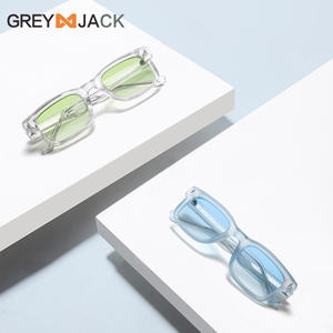 Gafas de Sol con Lentes TAC y Montura Transparente, Protección UV400, Unisex, Estilo Cuadrado, Material de PC, Tipo 3 - Product Image 3