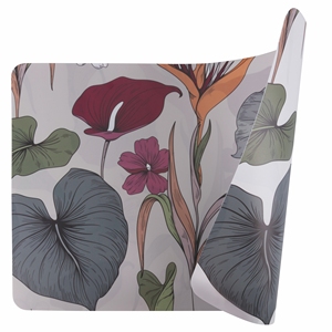 แผ่นรองจานลายพฤกษศาสตร์ 2 หน้า 45x30 ซม. 4 ชิ้น - Product Image 2