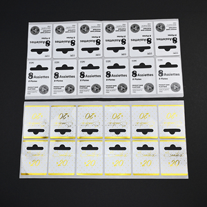 Recyclable Fold Packaging Cardboard Hook Hang Tabs Tags Euro Boxes Self Slot Hole Adhesive Plastic Hang Tab