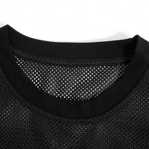 Maillot de football personnalisé respirant à manches courtes, coupe courte et ample, en maille, style streetwear - Product Image 4