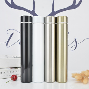 Logo personalizzato 280ML tascabile portatile per studenti in acciaio inossidabile <span class=keywords><strong>termos</strong></span> bottiglie d'acqua sottili sottovuoto - Product Image 3