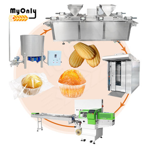 Machine semi-automatique MY pour <span class=keywords><strong>la</strong></span> fabrication <span class=keywords><strong>de</strong></span> cupcakes, madeleines, gâteaux éponge et pâtisseries - Product Image 1