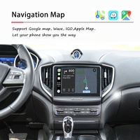 Mise à niveau AZTON OEM CarPlay pour Maserati Ghibli Quattroporte 2014 2015 2016 Module de caméra automatique sans fil Apple CarPlay Android