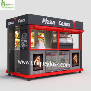 Gran oferta, quiosco de comida clásico, tienda <span class=keywords><strong>Piaza</strong></span>, muebles de decoración, puesto de comida de marca personalizado comercial al aire libre - Product Image 2
