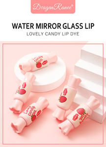 Nouveaux produits marque privée couleurs chaudes étudiante mignon étanche miroir verre lèvre belle bonbon rouge à lèvres - Product Image 5