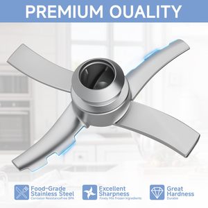 Pelle de remplacement pour <span class=keywords><strong>sorbetière</strong></span> compatible avec la série Nin.ja Swirl <span class=keywords><strong>Creami</strong></span> NC701, lame durable pour la préparation de desserts glacés. - Product Image 4
