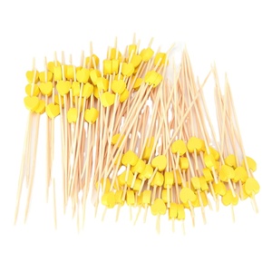 Palillos de Bambú Desechables de 20 cm al por Mayor, Tenedores Biodegradables de Bambú, Palillos para Frutas Seguros para Alimentos, para Fiestas y Restaurantes - Product Image 6
