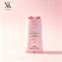 Tube souple cosmétique en PE recyclable de 100 ml de haute qualité, personnalisé en usine, avec applicateur à bille pour massage du cou, emballage vide pour crème pour le cou