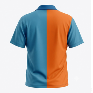 Custom Vertical Split Color Block <b>Bowling</b> Shirt Camp Collar Button Down Retro Short Sleeve for Streetwear Party Beach Vacation - Product Image 2