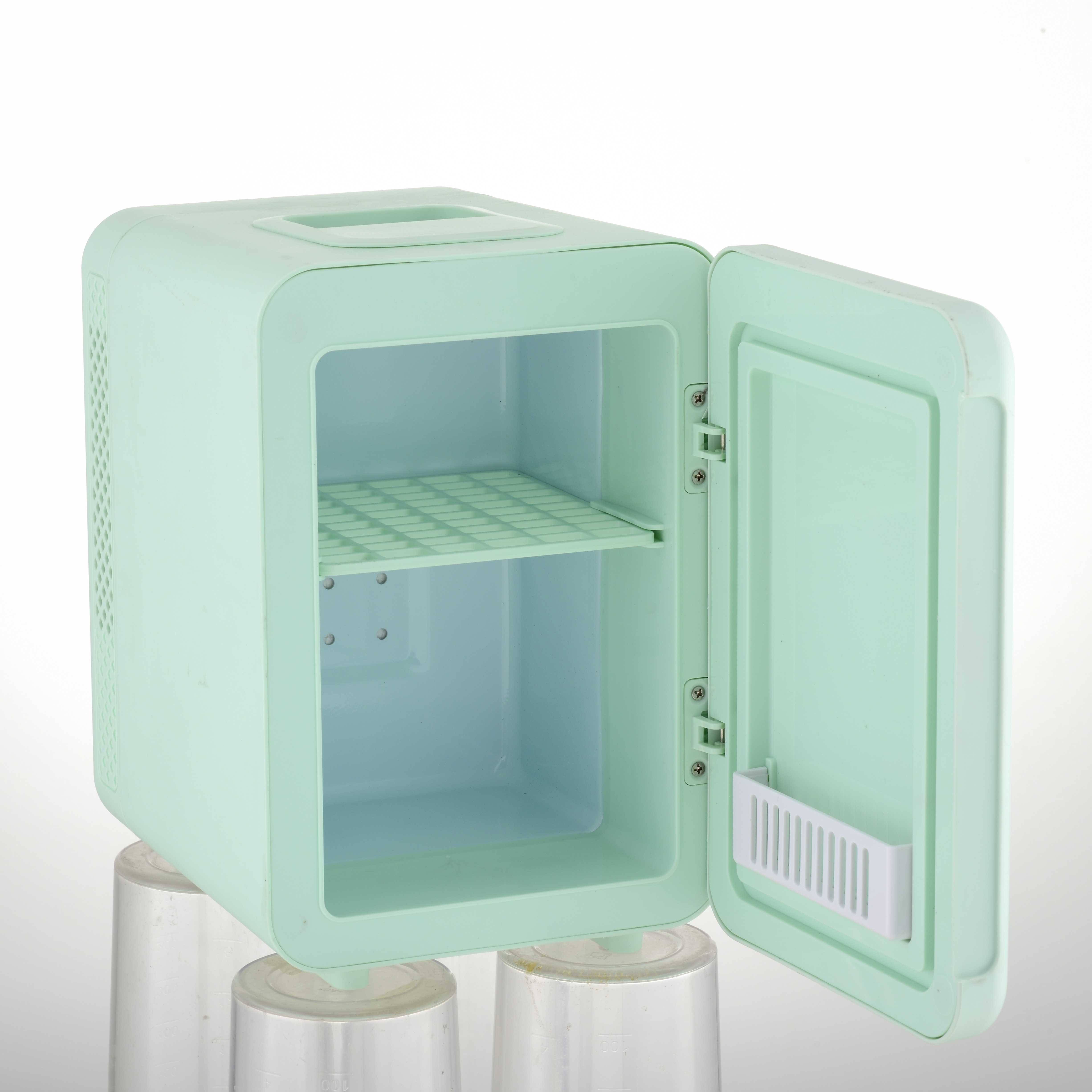 Лидер продаж Amazon, переносной электрический холодильник 4 л, переменный и постоянный ток, холодильник для косметики, ухода за кожей