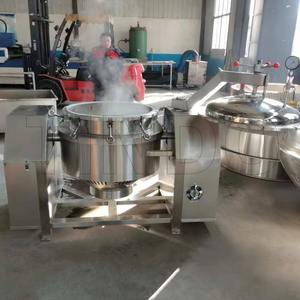 Autocuiseur entièrement automatique en acier inoxydable pour la cuisson de la ligne de traitement de la soupe/du bouillon en os de bœuf et de maïs - Product Image 3