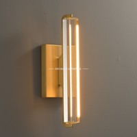 Lustre LED en cristal cascade multi-lumières, série de luminaires muraux et suspendus en laiton massif et cristal de luxe pour escaliers, villas et hôtels
