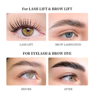 4in1 Lash Lift et Brow Tint Collections Henné Peau Tache Sourcils Lamination Set 10ml * 2 Tube Perm Lotion Step1 Étape 2 - Product Image 4