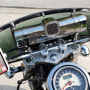 Sistema de Audio MP3 de Alta Calidad con Altavoz <span class=keywords><strong>para</strong></span> Motocicleta, Scooter, ATV y UTV con Sonido Potente, Radio FM, Bluetooth, Asistente de Voz, Carga y Resistente al Agua - Product Image 3