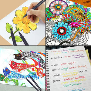 Penne Fineliner FOSKA 0.4mm con punte ultra sottili per disegno, schizzi, scrittura, journaling e illustrazioni tecniche - Product Image 6