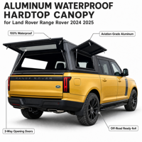 Capot rigide étanche en aluminium pour benne de pick-up Chevrolet Silverado 1500 2024 2025, coque de camping tout-terrain