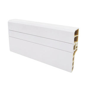 코너 연결관을 가진 기본 널을 둘러싸는 현대 <span class=keywords><strong>PVC</strong></span> 방수 둘러싸는 널 <span class=keywords><strong>PVC</strong></span> 벽 기초 플라스틱 손질 조형 - Product Image 3