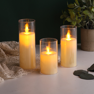 Matti của <span class=keywords><strong>Led</strong></span> Flameless <span class=keywords><strong>Candle</strong></span> Light điều khiển từ xa pin nến trang trí trang trí nội thất cho Halloween và đám cưới - Product Image 1